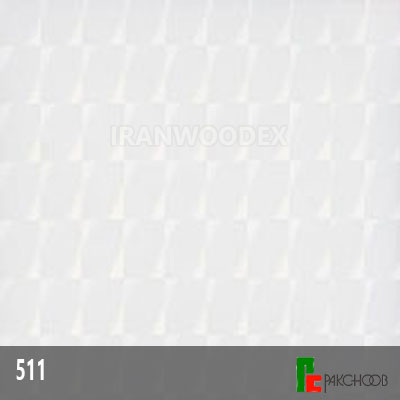 هایگلاس پاک چوب کد511-سفید-3D
