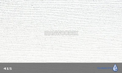 ورق پی وی سی تهران-415-سفید طرح چوب