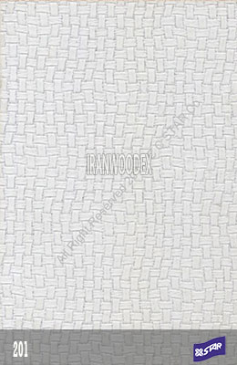 چرمینه چوب استار-201-حصیری سفید