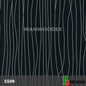 صفحه کابینت پاک چوب-5509-مشکی باران