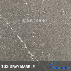 هایگلاس سیتک-103-Matt Gray Marble